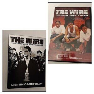 THE WIRE-DVD- THE COMPLETE SEASONS-FIRST & FOURTH SEASONS-LIKE NEW-DVD